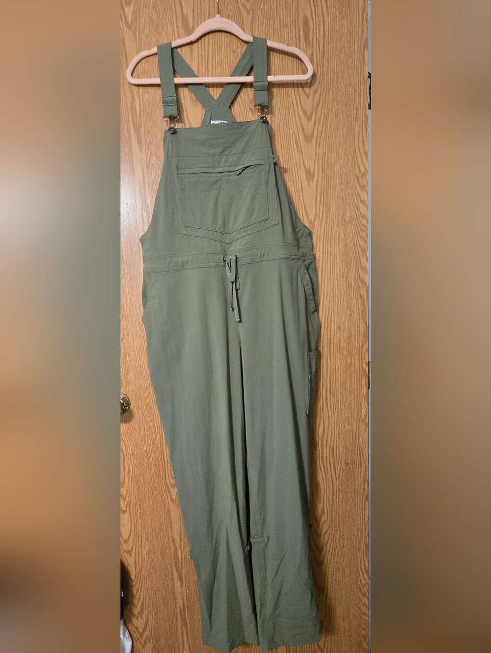 Women’s Duluth Olive Green Utility Overalls